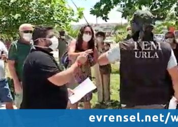 Urla’da polis, sağlık emekçilerinin açıklamasını engelledi
