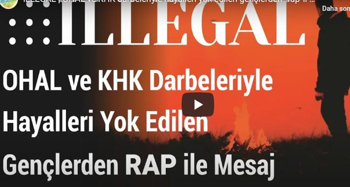 OHAL ve KHK mağduru gençlerden ‘rap’li mesaj