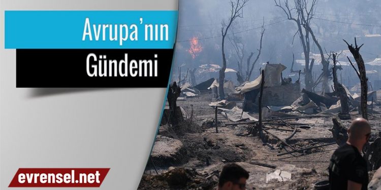 ‘En büyük mülteci kampı tıpkı Avrupa ideali gibi yandı…’