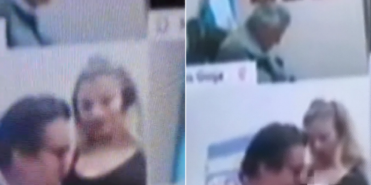 Milletvekili video konferansta partnerinin göğsünü öptü