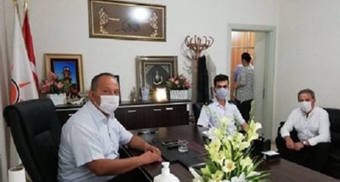 Jandarma komutanından AKP ilçe başkanına ‘hayırlı olsun’ ziyareti