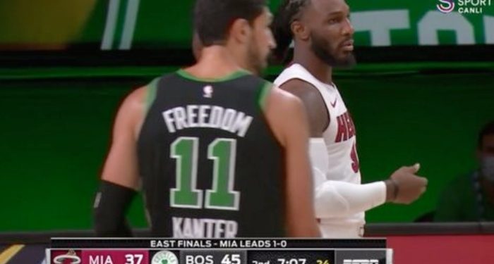 ‘Yerli ve Milli’ spikerler Enes Kanter’in adını söyleyemedi!