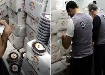 Kızılay kolileri Suriyeli muhaliflerin derneğinde ortaya çıktı