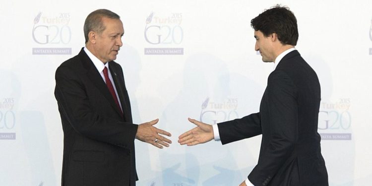 Erdoğan’dan Kanada Başbakanı Trudeau’ya ‘İHA görüntüleme ürünü satışının askıya alınması’ tepkisi