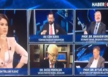 Perinçek’e canlı yayında sert sözler: “Millet sizden bıktı”