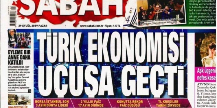 ‘Ekonomi uçuyor’ manşetleri atan Sabah’ı da kriz vurdu