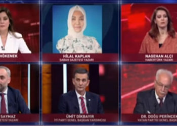 Habertürk programını karıştıran Hilal Kaplan yayından alındı