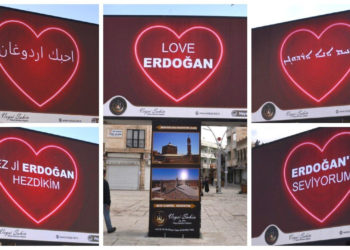 AKP’li belediyelerden ‘Stop Erdoğan’a karşı ‘Love Erdoğan’ kampanyası