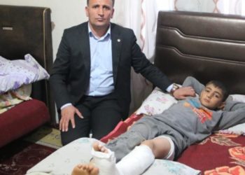 Bir zırhlı araç çarpması daha: 12 yaşındaki Nihat yaralandı