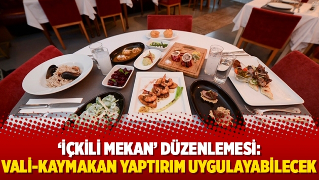 ‘İçkili mekan’ düzenlemesi: Vali-kaymakan yaptırım uygulayabilecek