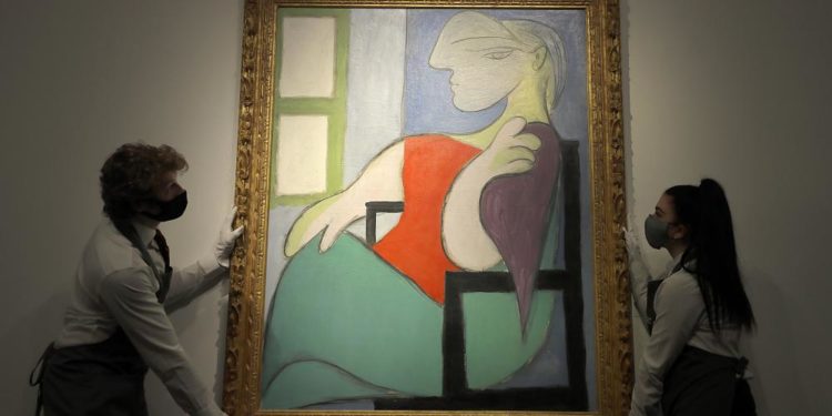 Picasso’nun tablosu, New York’taki açık artırmada 103,4 milyon dolara satıldı