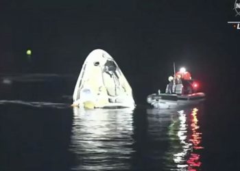 Uluslararası Uzay İstasyonunda görevleri biten 4 astronot 167 gün sonra Dünya’ya döndü