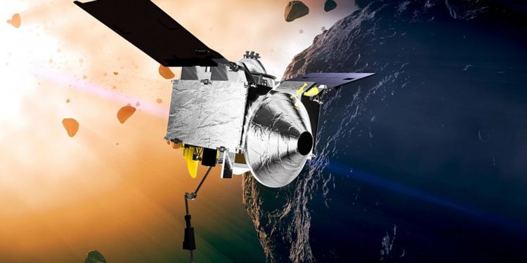Asteroidden örnek toplayan NASA uzay aracı 2 yıl sürecek dönüş için motorları ateşledi