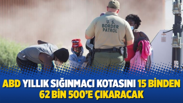 ABD yıllık sığınmacı kotasını 15 binden 62 bin 500’e çıkaracak