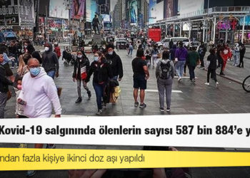 ABD'de Kovid-19 salgınında ölenlerin sayısı 587 bin 884'e yükseldi