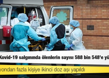 ABD'de Kovid-19 salgınında ölenlerin sayısı 588 bin 548'e yükseldi