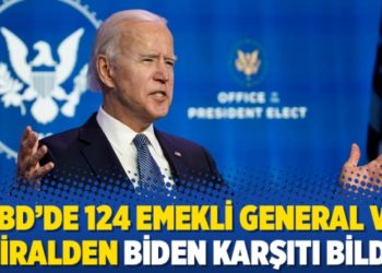 ABD&rsquo;de 124 emekli general ve amiralden Biden karşıtı bildiri