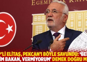 AKP'li Elitaş, Pekcan'ı böyle savundu: 'Benim eşim bakan, vermiyorum' demek doğru mu?
