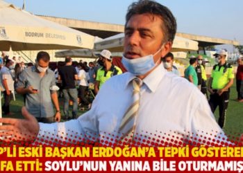 AKP'li eski başkan Erdoğan'a tepki göstererek istifa etti: Soylu'nun yanına bile oturmamıştım