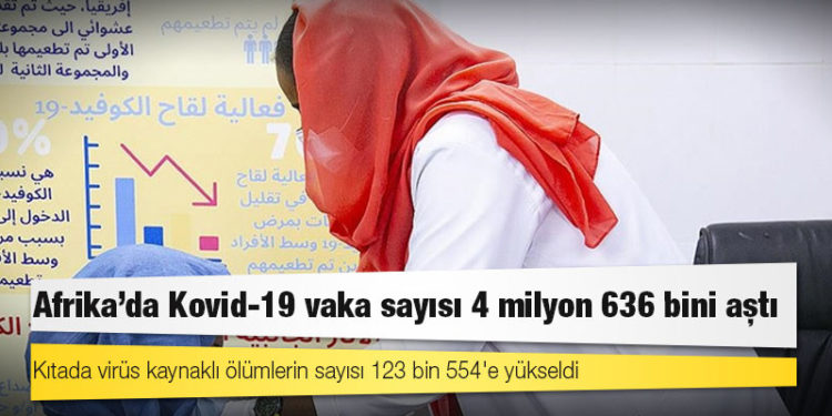 Afrika Kıtası'nda virüs kaynaklı ölümlerin sayısı 123 bin 554'e yükseldi
