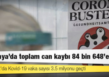 Almanya'da Kovid-19 nedeniyle ölenlerin sayısı 84 bin 648'e yükseldi