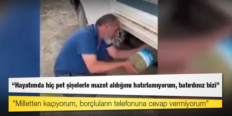 Amasyalı çiftçi isyan etti: Hayatımda hiç pet şişelerle mazot aldığımı hatırlamıyorum, batırdınız bizi