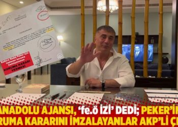 Anadolu Ajansı, ‘fe.ö izi’ dedi; Peker'in koruma kararını imzalayanlar AKP’li çıktı