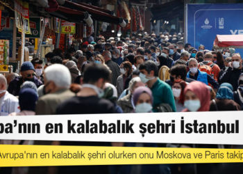 Avrupa'nın en kalabalık şehri İstanbul oldu