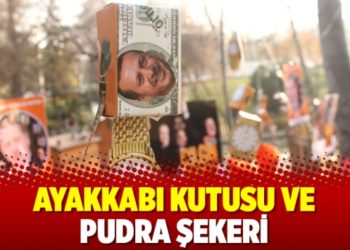 Ayakkabı kutusu ve pudra şekeri