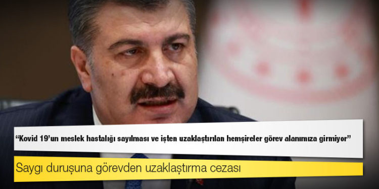 Bakan Koca: Kovid 19'un meslek hastalığı sayılması ve işten uzaklaştırılan hemşireler görev alanımıza girmiyor