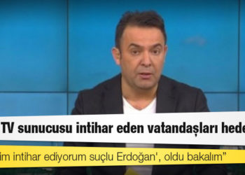 Beyaz TV sunucusu intihar eden vatandaşları hedef aldı: 'Efendim intihar ediyorum suçlu Erdoğan', oldu bakalım