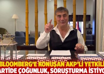 Bloomberg'e konuşan AKP'li yetkili: Partide çoğunluk soruşturma istiyor