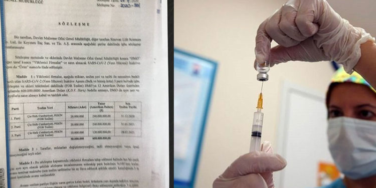 CHP, Sinovac aşı sözleşmesinin belgesini paylaştı: Erdoğan Şahsım Hükümeti’nin daha önce reddettiği Çin aşısıyla ilgili gerçekleri milletimize sunuyoruz