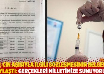 CHP, Çin aşısıyla ilgili sözleşmesinin belgesini paylaştı: Gerçekleri milletimize sunuyoruz!