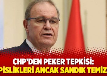 CHP'den Peker tepkisi: Bu pislikleri ancak sandık temizler