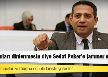 CHP'li Ali Mahir Başarır: Telefonları dinlenmesin diye Sedat Peker'e jammer verildi