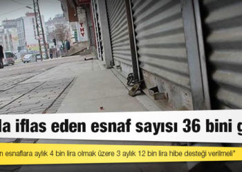 CHP’li Ağbaba: 4 ayda iflas eden esnaf sayısı 36 bini geçti