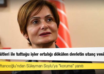 Canan Kaftancıoğlu'ndan Süleyman Soylu'ya "koruma" yanıtı: Suç örgütleri ile tuttuğu işler ortalığı dökülen devletin utanç vesikası