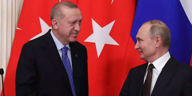 Cumhurbaşkanı Erdoğan, Rusya Devlet Başkanı Putin ile Filistin'i görüştü