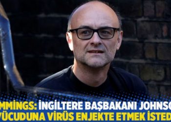 Cummings: İngiltere Başbakanı Johnson, v&uuml;cuduna vir&uuml;s enjekte etmek istedi