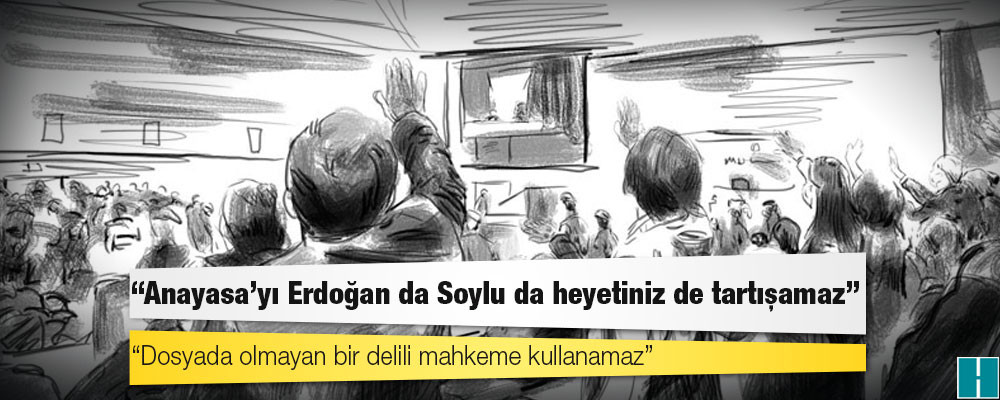 Demirtaş'tan mahkeme heyetine: AİHM kararının resmî çevirisi hâlâ dosyada yok, A Haber’den, ATV’den mi dinlediniz de atıf yaptınız?