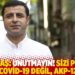 Demirtaş: Unutmayın! Sizi perişan eden Covid-19 değil, AKP-128’dir