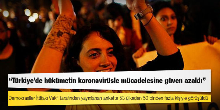 Demokrasi Algısı Endeksi Raporu: Türkiye'de hükümetin koronavirüsle mücadelesine güven azaldı