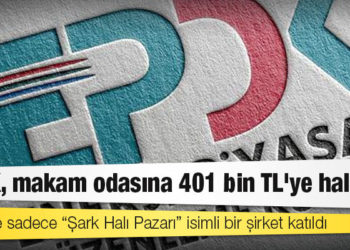 EPDK, makam odasına 401 bin TL'ye halı aldı