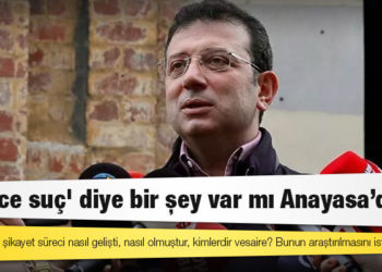 Ekrem İmamoğlu'ndan Bakan Soylu'ya yanıt: 'Bence suç' diye bir şey var mı Anayasa’da?