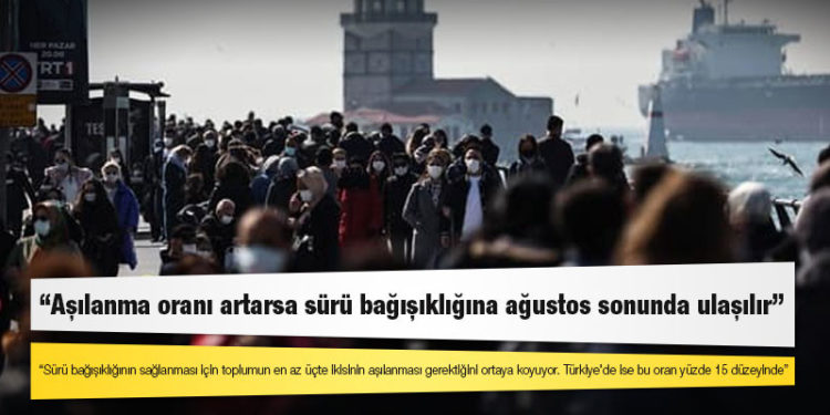 Enfeksiyon hastalıkları uzmanı Doç. Dr. Ümit Savaşçı: Aşılanma oranı artarsa sürü bağışıklığına ağustos sonunda ulaşılır