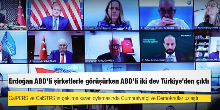 Erdoğan ABD'li şirketlerle görüşürken ABD'li iki dev Türkiye'den çıktı