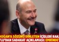 Erdoğan'a s&ouml;z&uuml;n&uuml; dinleten İ&ccedil;işleri Bakanı Soylu'dan sadakat a&ccedil;ıklaması: Emrindeyiz!
