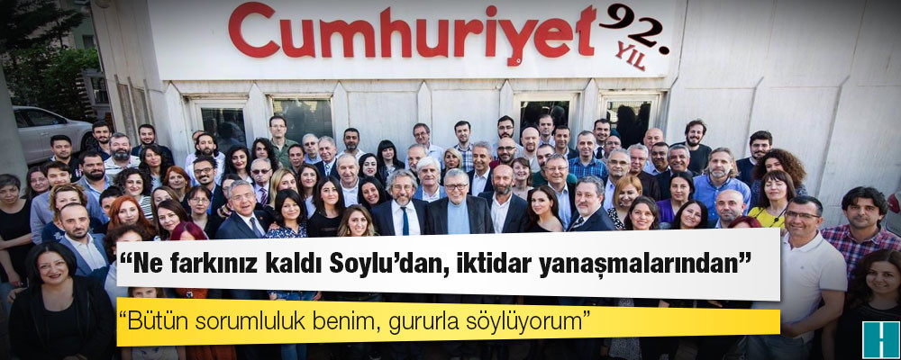 Eski Cumhuriyet yöneticilerinden bugünkü Cumhuriyet yönetimine: Ne farkınız kaldı Soylu'dan, iktidar yanaşmalarından!