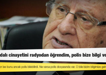 Eski KKTC Başbakanı Atun: Kutlu Adalı cinayetini radyodan öğrendim, polis bize bilgi vermedi